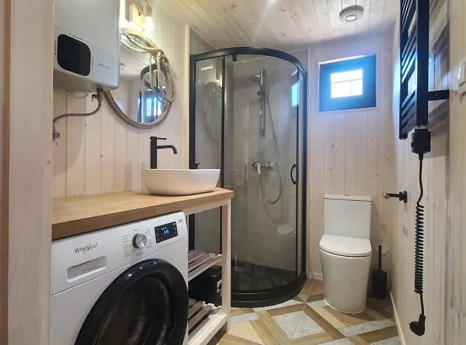 Деревянный коттедж Morska Przystan Pilece - Jacuzzi *