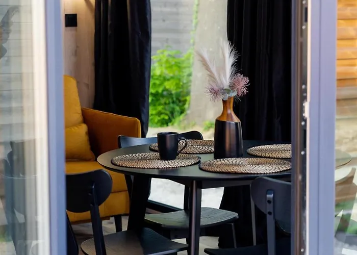 Morska Przystan Pilece - Jacuzzi Деревянный коттедж *