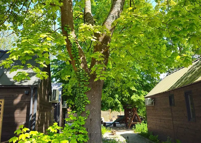 Деревянный коттедж Morska Przystan Pilece - Jacuzzi Ястшембя-Гура